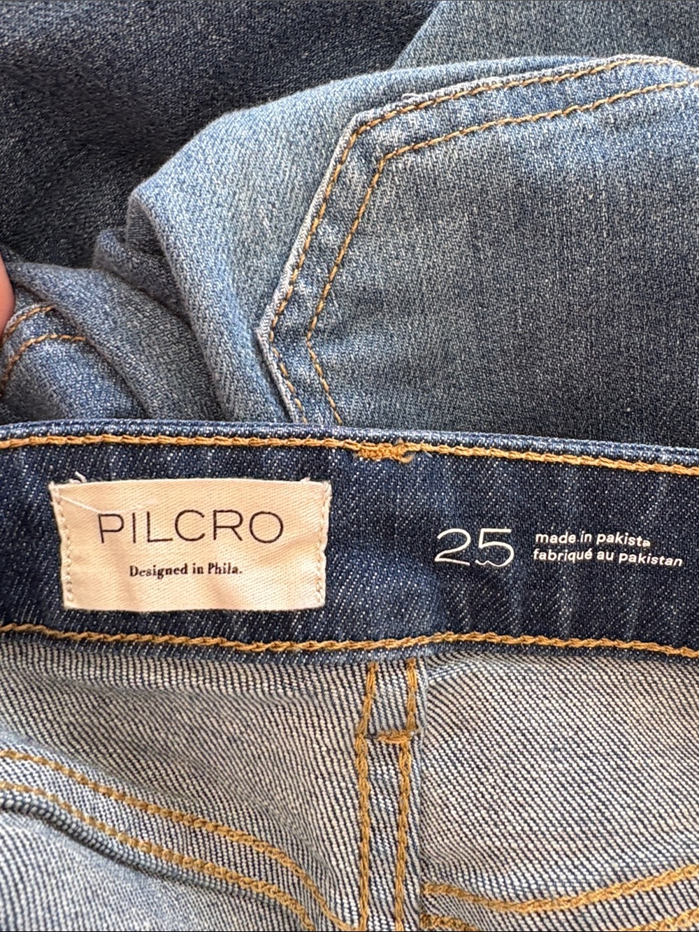 PILCRO by Anthropologie The Kenna Heritage Barrel Jeans Size 25 - Picture 10 of 11